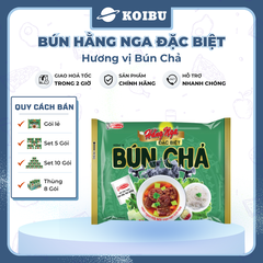ACECOOK - Bún Hằng Nga đặc biệt hương vị Bún chả (có gói thịt thật), Bún chả Hằng Nga Acecook ăn liền - 73g/gói - 00784