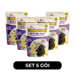 CÂY THỊ - Cháo tươi Cây Thị hương vị Gà ác đậu xanh, Cháo tươi gà ác đậu xanh Cây Thị, Cháo Cây Thị - 240g/gói - 00734