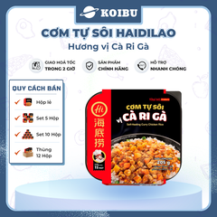 YIHAI - Cơm tự sôi Haidilao hương vị Cà ri gà, Cơm tự sôi Hadilao Cà ri gà - 195g/hộp - 00833