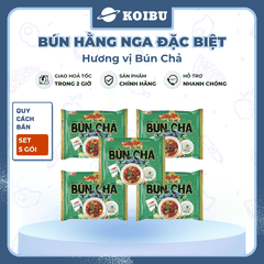 ACECOOK - Bún Hằng Nga đặc biệt hương vị Bún chả (có gói thịt thật), Bún chả Hằng Nga Acecook ăn liền - 73g/gói - 00784