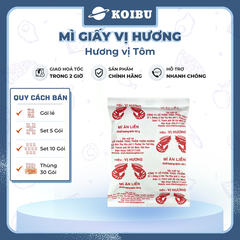 THIEN HUONG FOOD - Mì Vị Hương hương vị Tôm, Mì tôm gói giấy trắng Vị Hương, Mì giấy Vị Hương ăn liền - 60g/gói  - 00863