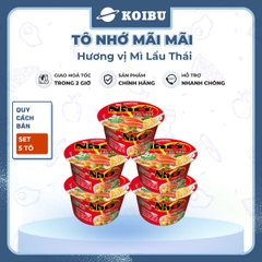 ACECOOK - Mì Nhớ Mãi Mãi hương vị Lẩu thái tôm, Tô Nhớ Mãi Mãi mì lẩu thái tôm, Mì Nhớ ăn liền - 84g/tô - 00024