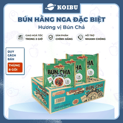 ACECOOK - Bún Hằng Nga đặc biệt hương vị Bún chả (có gói thịt thật), Bún chả Hằng Nga Acecook ăn liền - 73g/gói - 00784