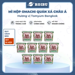 MASAN - Mì hộp Omachi quán xá châu Á hương vị Tomyum Bangkok, Hộp đồ ăn Omachi quán xá châu Á - 96g/gói - 00810