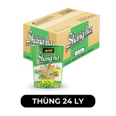 ASIAFOODS - Cháo ly đậu xanh Shang-ha thịt bằm, Cháo ly Shangha thịt bằm, Cháo ly thịt bằm Shangha - 50g/ly - 00346