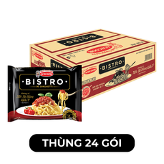 ACECOOK - Mì spaghetti Bistro Xốt bò bằm kiểu Ý, mì spaghetti Bistro hương vị xốt bò bằm, mì spaghetti xốt bò bằm Bistro - 95g/gói - 00075