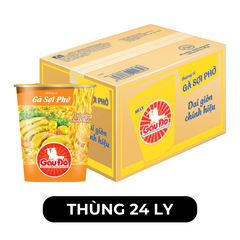 ASIAFOODS - Mì ly Gấu Đỏ Gà sợi phở, Mì ly Gấu Đỏ hương vị gà sợi phở, Mì ly gà sợi phở Gấu Đỏ - 65g/ly - 00469