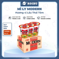 ACECOOK - ACECOOK - Mì ly Modern hương vị Lẩu thái tôm, Mì ly lẩu thái tôm Modern ăn liền, Mì Modern ly ăn liền - 65g/ly - 00011