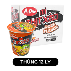 A ONE - Mì ly A-One Thịt xào, Mì ly A One Thịt xào, Mì ly Aone Thịt xào, Mì Aone ly, Mì A-One ly - 65g/ly - 00223