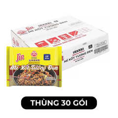 OTTOGI - Mì úp Jin hương vị trộn Xốt tương đen, Mì trộn Sốt tương đen Jin, Mì trộn tương đen Jin - 75g/gói - 00449