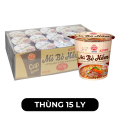 OTTOGI - Mì ly Ottogi hương vị Bò hầm, Ottogi mì ly ăn liền, Mì ly bò hầm Otogi ly, Mì ly Hàn Quốc - 62g/ly - 00244