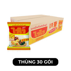 WAI WAI - Mì WaiWai chay vị nấm (không chua) - Mì ăn liền Thái Lan - Mì chay Wai Wai nấm (Thailand) - 60g/gói - 00276