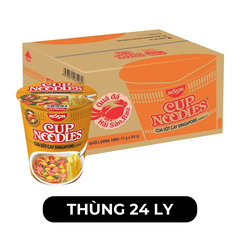NISSIN - Mì ly Cup Noodles Cua sốt cay Singapore, Mì ly Cua xốt cay Singapo Cup Noodles, Mì Nissin ly - 71g/ly - 00373
