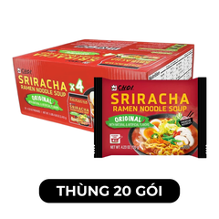 CHOI - Mì Choi Sriracha hương vị Cay truyền thống, Mì Sriracha cay truyền thống, Mì Siracha gói - 120g/gói - 00343