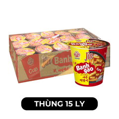OTTOGI - Bánh gạo ly Jin hương vị Cay, Bánh gạo cay Jin ly, Bánh gạo Hàn Quốc, Bánh gạo Ottogi ly - 82g/ly - 00563