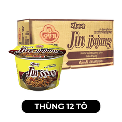 OTTOGI - Mì tô trộn Jin hương vị Xốt tương đen, Mì trộn tương đen Otogi tô, Mì tương đen tô Jin - 115g/tô - 00392