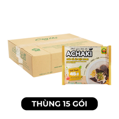 CÂY THỊ - Cháo Achaki hương vị Gà ác đậu xanh, Cháo Cây Thị gà ác đậu xanh, Cháo gà Achaki ăn liền - 72g/gói - 00637