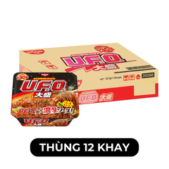 NISSIN - Mì khay trộn Nissin U.F.O hương vị Yakisoba, Mì trộn Yakisoba Nissin UFO, Mì trộn Nissin - 167g/khay - 00698