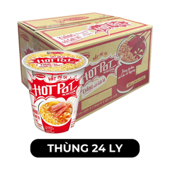 ACECOOK - Vắt mì ly Hot Pot Acecook không gói gia vị, Mì vắt HotPot không gia vị Acecook mì không gia vị - 40g/ly - 00695
