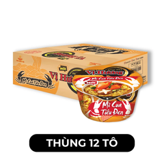 THIEN HUONG FOOD - Mì tô trộn Vị Hương hương vị Cua tiêu đen, Mì tô trộn cua tiêu đen Vị Hương ăn liền - 80g/tô - 00776