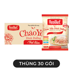 YENVIET - Cháo yến dinh dưỡng YenViet 3 vị: Thịt bằm, Gà, Chay rau nấm, Cháo yến Yến Việt - 50g/gói - 00599