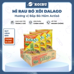 ACECOOK - Mì rau bó xôi Dalago hương vị Bắp bò hầm Actiso, Mì Dalago bắp bò hầm Atiso, Mì rau củ - 84g/gói - 00016