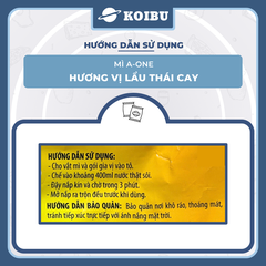 SAIGON VE WONG - Mì A-One hương vị Lẩu thái cay - 85g/gói - 00860