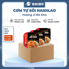 YIHAI - Cơm tự sôi Haidilao hương vị Bò kho, Cơm tự sôi Hadilao Bò kho - 195g/hộp - 00834