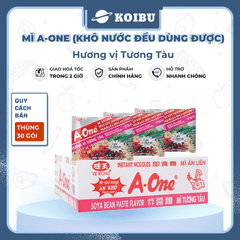 SAIGON VE WONG - Mì A-One hương vị Tương tàu, Mì trộn tương tàu A One, Mì tương tàu Aone - 85g/gói - 00775