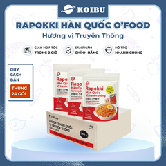 O’FOOD - Rapokki Hàn Quốc O’food hương vị Truyền thống, Tokbokki O'Food, Bánh gạo O'Food Hàn Quốc (146g/gói)