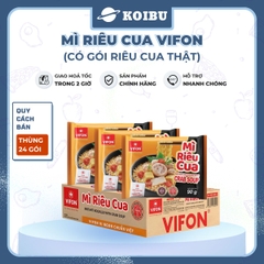 VIFON - Mì Vifon hương vị Riêu cua (có gói riêu cua thật), Vifon mì riêu cua Vifon, Mì Vifon riêu cua - 00812