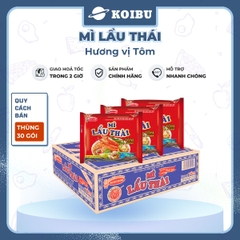 ACECOOK - Mì lẩu Thái Tôm, Mì ăn liền lẩu thái Tôm, Mì lẩu Thái hương vị Tôm, Mì Thế giới mì Acecook - 81g/gói - 00031