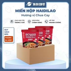 YIHAI - Miến hộp Haidilao hương vị Chua cay, Haidilao miến Chua cay Haidilao hộp, Miến Haidiao ăn liền - 127g/hộp - 00819