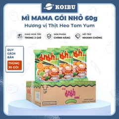 MAMA - Mì Mama gói nhỏ hương vị Thịt heo Tomyum, Mama mì thịt heo Tomyum Mama, Mì Ma Ma Thái Lan - 55g/gói - 00840