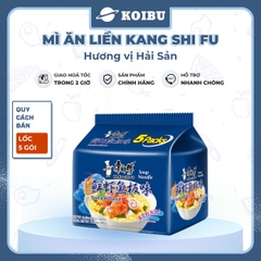 KANG SHI FU - Mì Kang Shi Fu hương vị Hải sản, Mì Kang Shi Fu ăn liền, Mì ăn liền Trung Hoa - 98g/gói - 00747