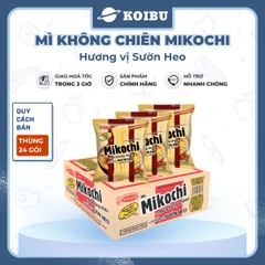 ACECOOK - Mì không chiên Mikochi hương vị Sườn heo, Mì Mikochi sườn heo, Mì không chiên ăn liền Mikochi (80g/gói) - 80g/gói - 00077