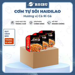 YIHAI - Cơm tự sôi Haidilao hương vị Cà ri gà, Cơm tự sôi Hadilao Cà ri gà - 195g/hộp - 00833