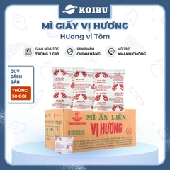 THIEN HUONG FOOD - Mì Vị Hương hương vị Tôm, Mì tôm gói giấy trắng Vị Hương, Mì giấy Vị Hương ăn liền - 60g/gói  - 00863