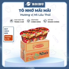 ACECOOK - Mì Nhớ Mãi Mãi hương vị Lẩu thái tôm, Tô Nhớ Mãi Mãi mì lẩu thái tôm, Mì Nhớ ăn liền - 84g/tô - 00024