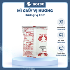 THIEN HUONG FOOD - Mì Vị Hương hương vị Tôm, Mì tôm gói giấy trắng Vị Hương, Mì giấy Vị Hương ăn liền - 60g/gói  - 00863