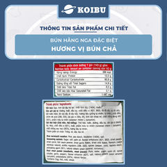 ACECOOK - Bún Hằng Nga đặc biệt hương vị Bún chả (có gói thịt thật), Bún chả Hằng Nga Acecook ăn liền - 73g/gói - 00784