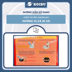 YIHAI - Cơm tự sôi Haidilao hương vị Cà ri gà, Cơm tự sôi Hadilao Cà ri gà - 195g/hộp - 00833