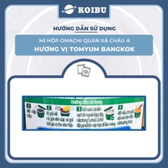 MASAN - Mì hộp Omachi quán xá châu Á hương vị Tomyum Bangkok, Hộp đồ ăn Omachi quán xá châu Á - 96g/gói - 00810