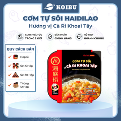 YIHAI - Cơm tự sôi Haidilao hương vị Cà ri khoai tây, Cơm tự sôi Hadilao Cà ri khoai tây - 205g/hộp - 00836