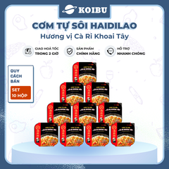 YIHAI - Cơm tự sôi Haidilao hương vị Cà ri khoai tây, Cơm tự sôi Hadilao Cà ri khoai tây - 205g/hộp - 00836
