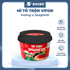 VIFON - Mì tô trộn Vifon hương vị Spaghetti, Mì trộn Vifon Spaghetti, Vifon tô mì Spaghetti trộn - 105g/tô - 00532
