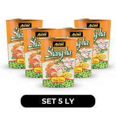 ASIAFOODS - Cháo ly đậu xanh Shang-ha thập cẩm, Cháo ly Shangha thập cẩm, Cháo ly thập cẩm Shangha - 50g/ly - 00345
