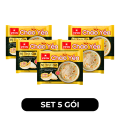 VIFON - Cháo yến Vifon hương vị Thịt gà, cháo yến Vifon thịt gà, Cháo tổ yến thịt gà Vifon - 50g/gói - 00151