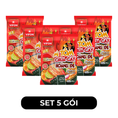 VIFON - Mì Vifon xuất khẩu Tôm chua cay hoàng đế, Mì Tôm chua cay hoàng đế Vifon cao cấp xuất khẩu - 100g/gói - 00200