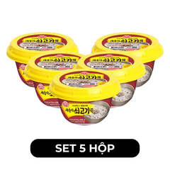 OTTOGI - Cháo hộp Ottogi hương vị Thịt bò nấm bào ngư Nhật, Ottogi Cháo Thịt bò nấm bào ngư Ottogi - 285g/hộp - 00615